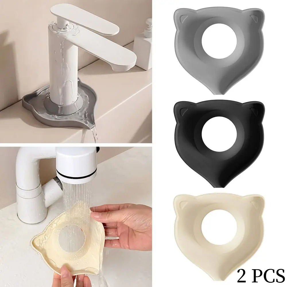 Commercial Kitchen Floor Drain - 2pcs Creative Cat-Shaped Drainage Mat Silicone