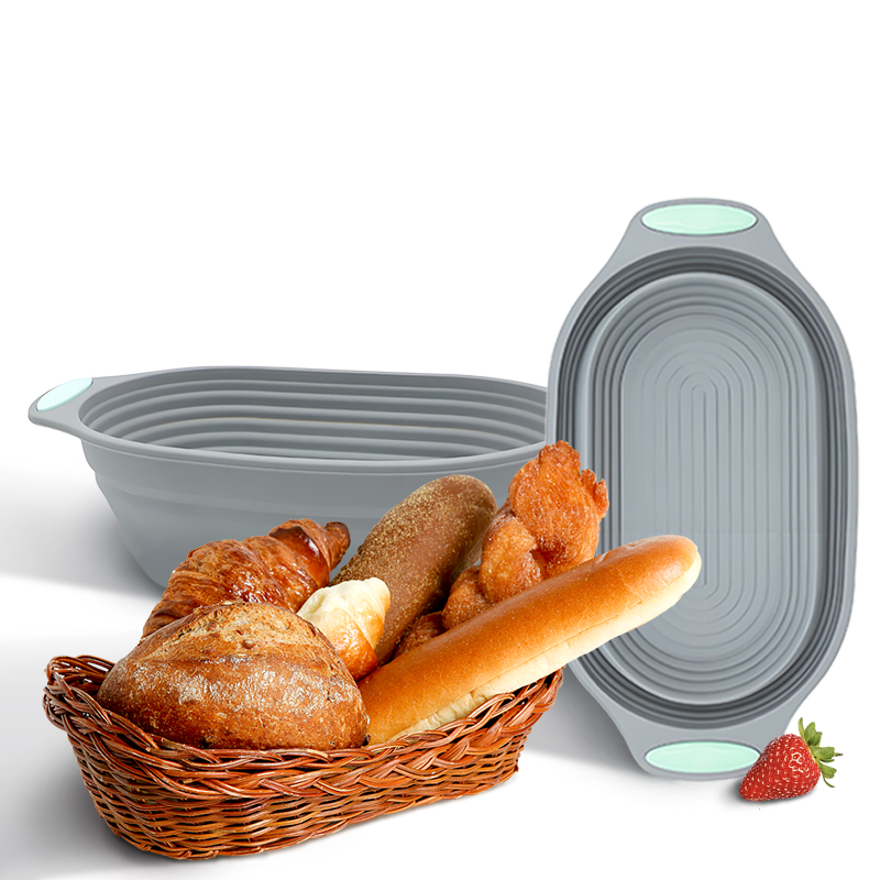 Commercial Kitchen Accessories - 1PC Silicone Foldable Banneton Bread Proofing