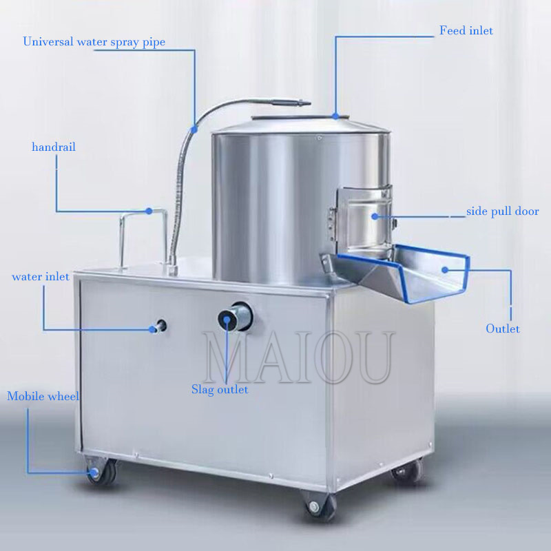 Industrial Taro Peeler Machine - Commercial Potato Peeler 评论和价格