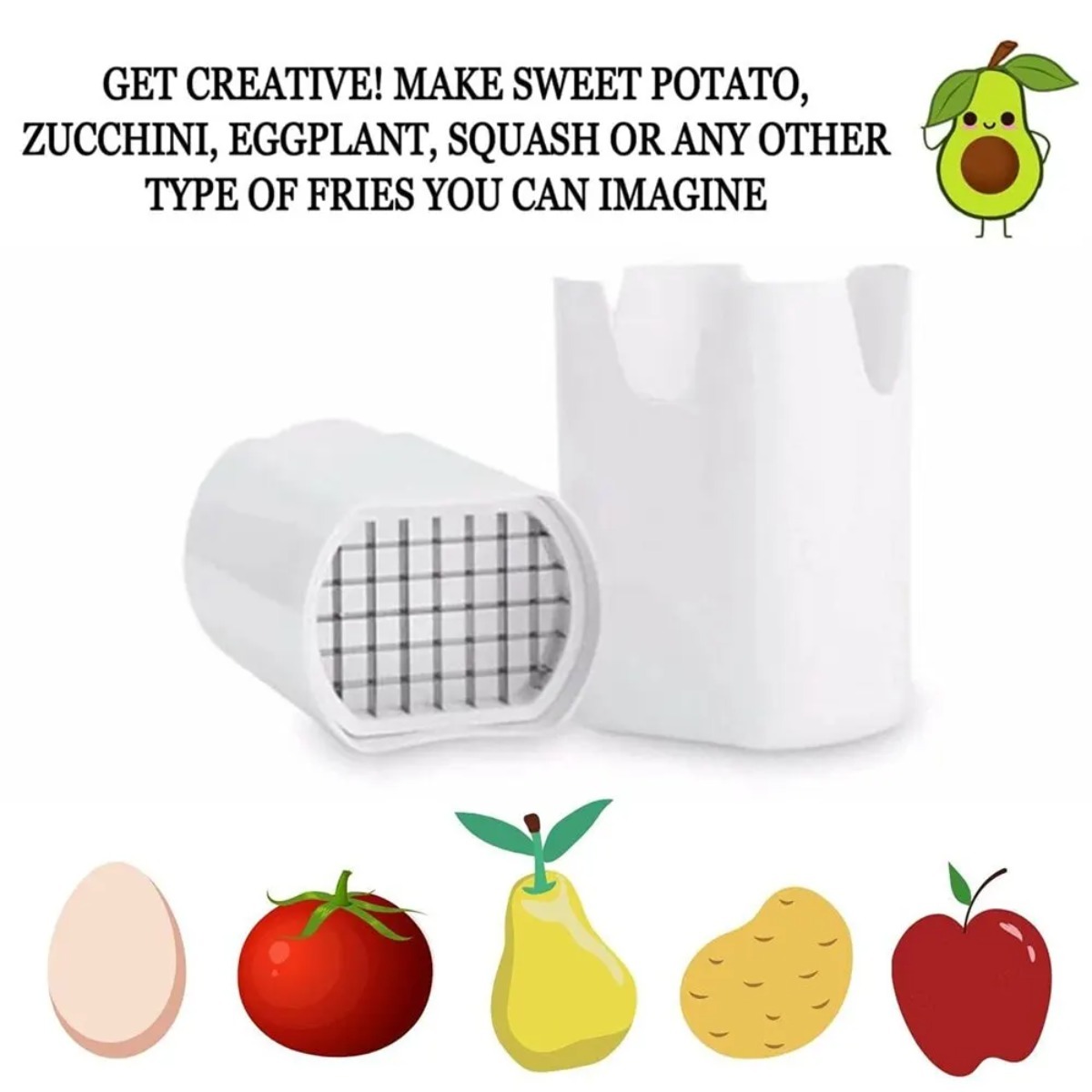 White French Fry Cutter Tool F - Commercial Potato Peeler 评论和价格