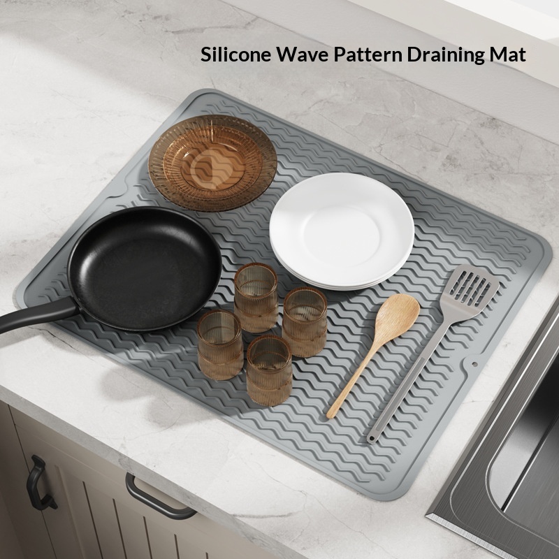 Kitchen Dish Drying Mat Large  - Commercial Kitchen Floor Drain 评论和价格