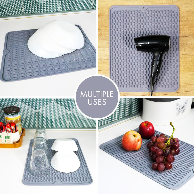 Kitchen Dish Drying Mat Large  - Commercial Kitchen Floor Drain 评论和价格