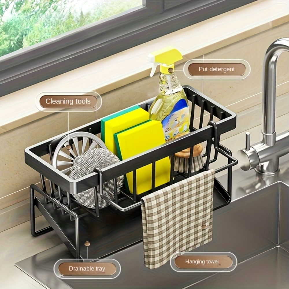 Kitchen Sink Caddy Sponge Hold - Commercial Kitchen Floor Drain 评论和价格