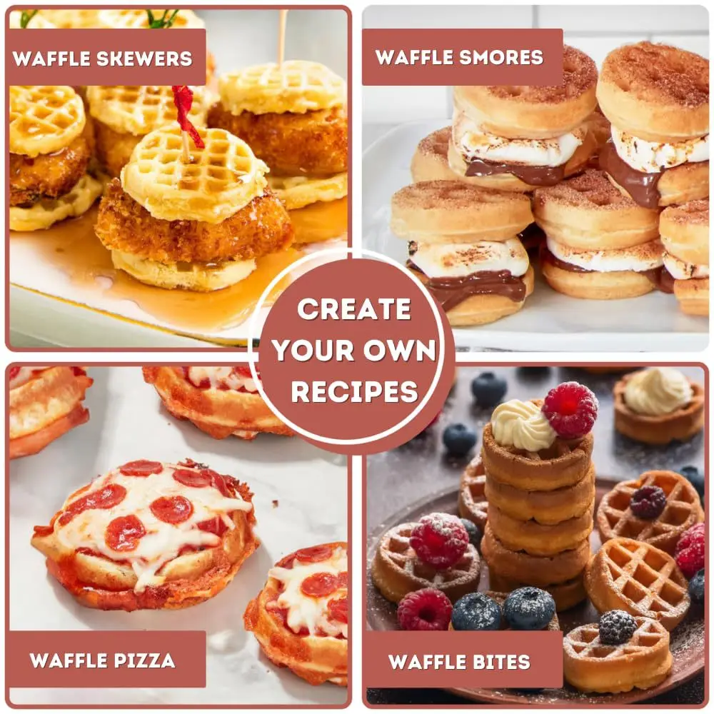 16-Hole Waffle Maker, Quick He - Sandwich Press Panini 评论和价格