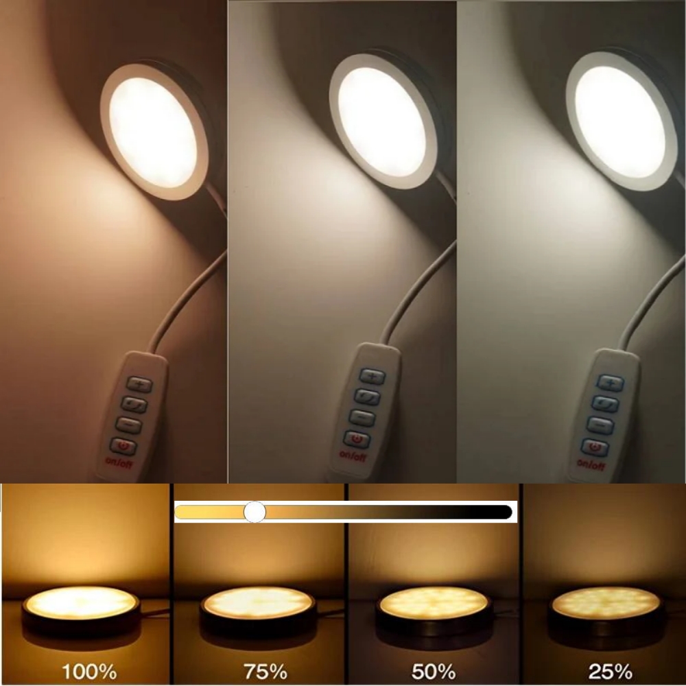 3 Colors Adjustable USB Puck L - Commercial Kitchen Lighting 评论和价格