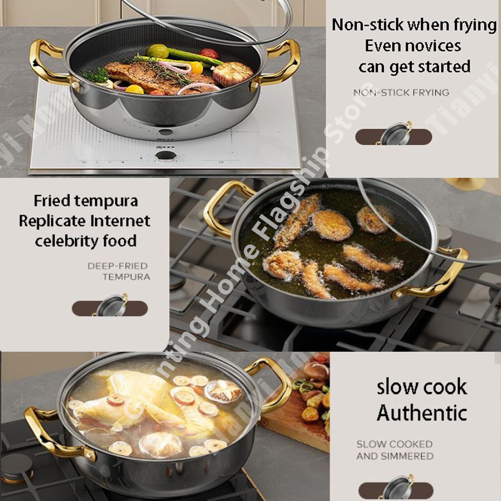 30cm Stainless Steel Soup Pot  - Soup Kettle Warmer 评论和价格