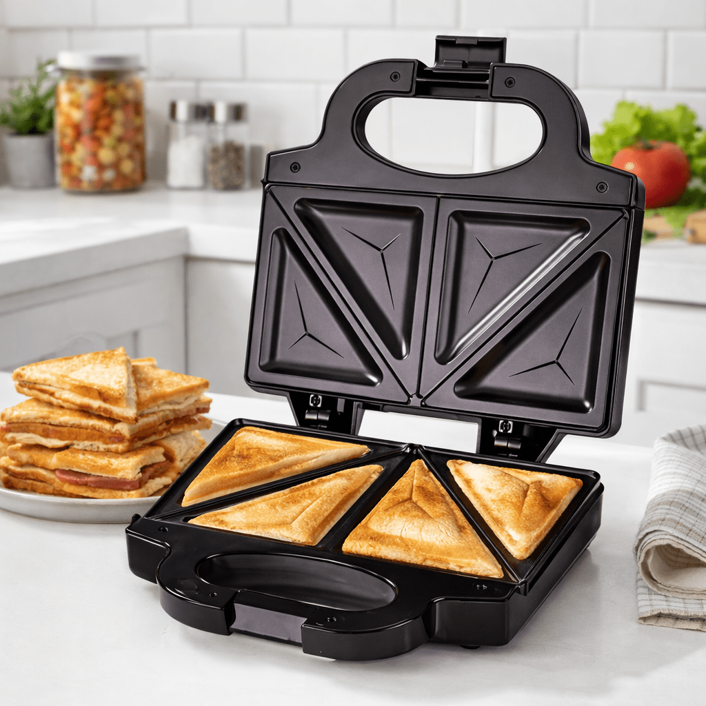 2-in-1 750W Fast Heating Sandw - Sandwich Press Panini 评论和价格