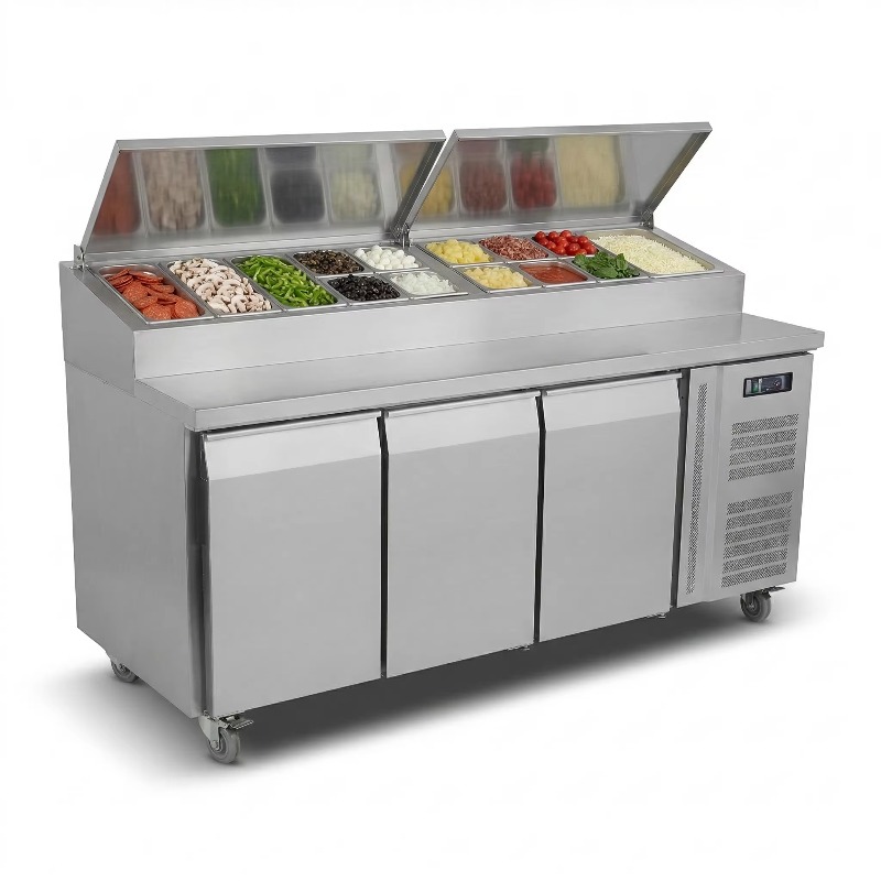 OEM Counter Fridge Sandwich Pr - Commercial Kitchen Refrigerator 评论和价格