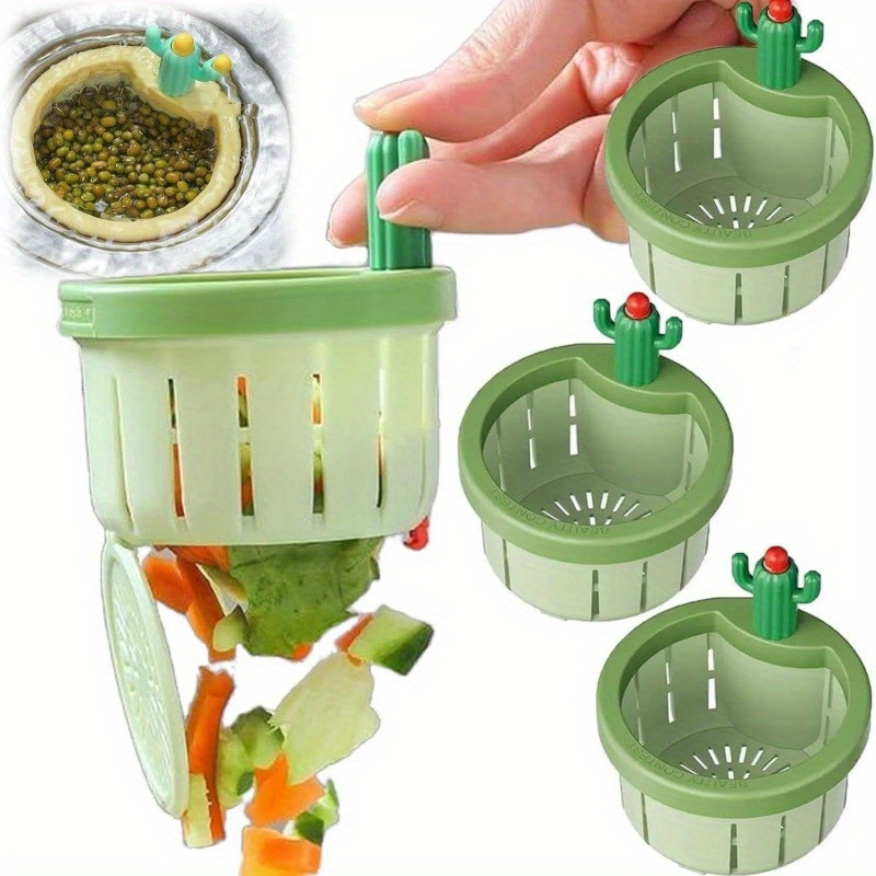 1-5pcs Cactus Sink Drain Strai - Commercial Kitchen Bin 评论和价格