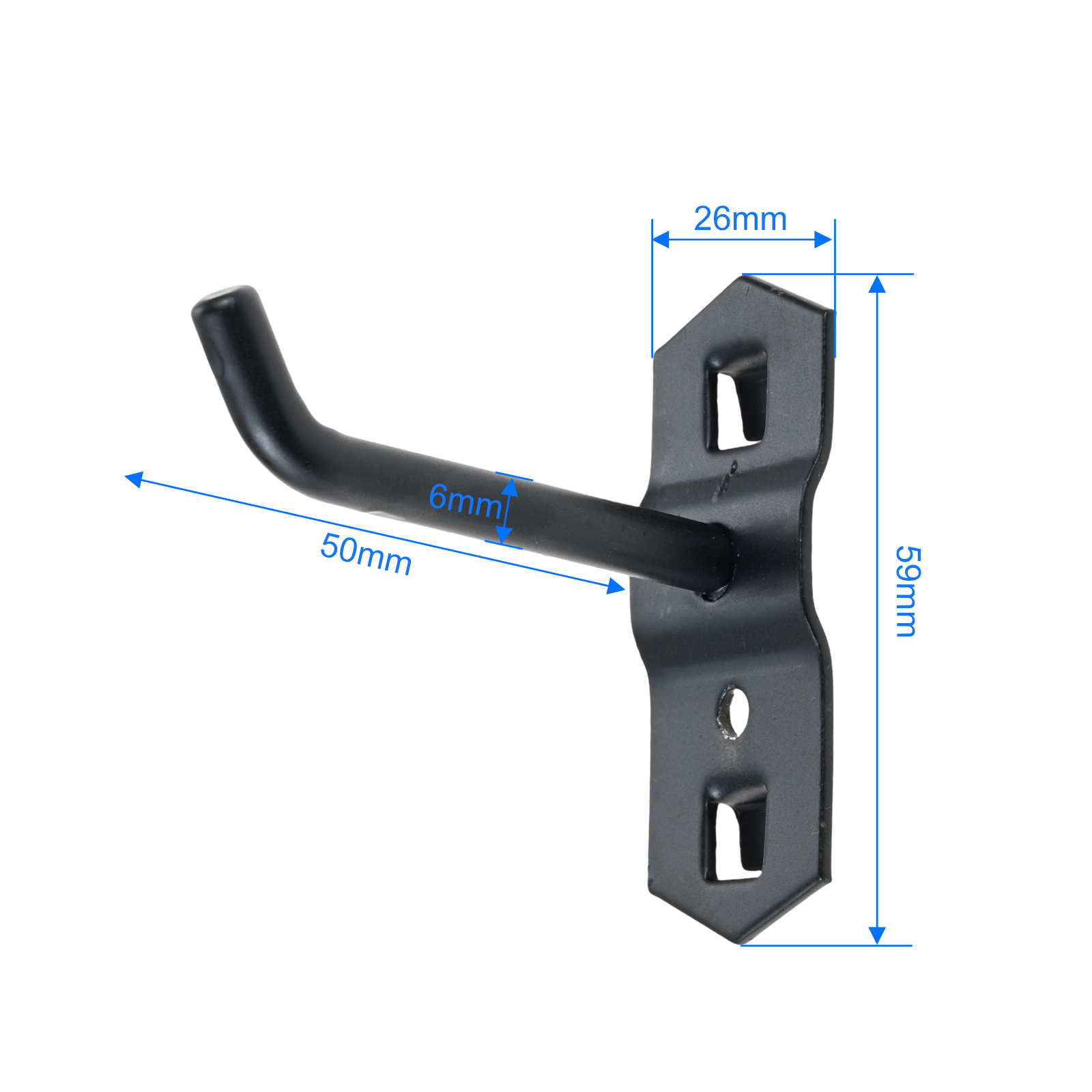 10Pcs/set 50mm Black Hole Boar - Commercial Kitchen Wall Shelves 评论和价格