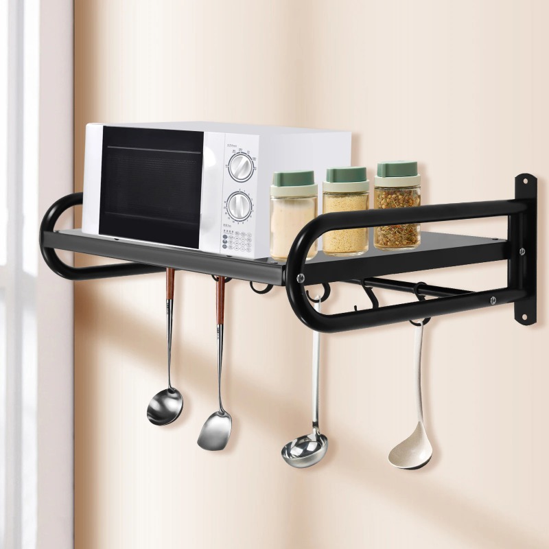 Wall-Mounted Microwave Oven Ra - Commercial Kitchen Wall Shelves 评论和价格