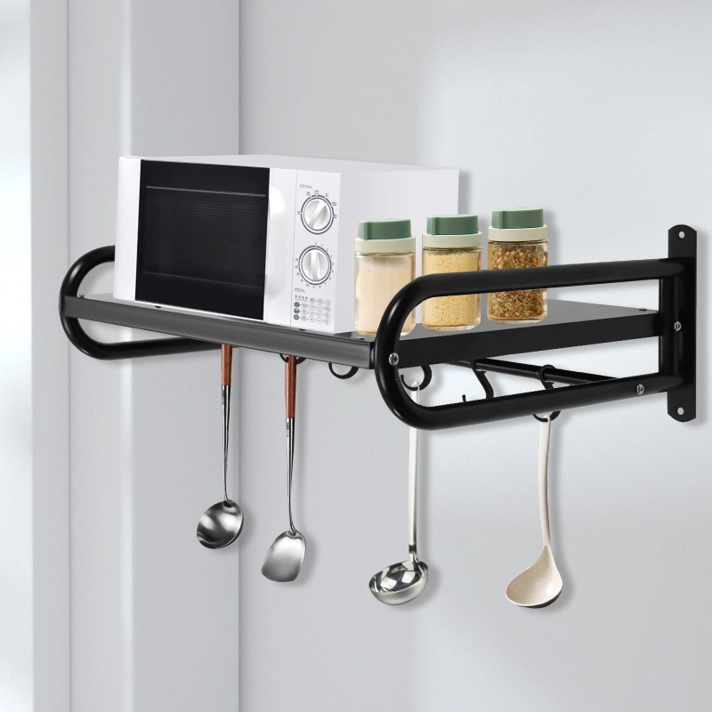 Wall-Mounted Microwave Oven Ra - Commercial Kitchen Wall Shelves 评论和价格