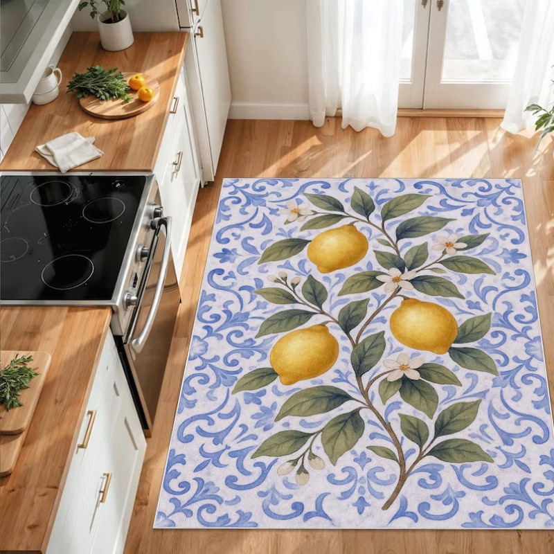 Bright Summer Mediterranean Le - Commercial Kitchen Tile Flooring 评论和价格