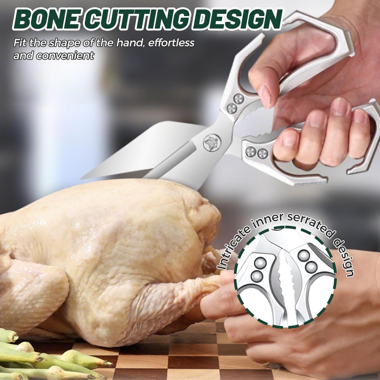 Stainless Steel Kitchen Shears - Commercial Kitchen Accessories 评论和价格