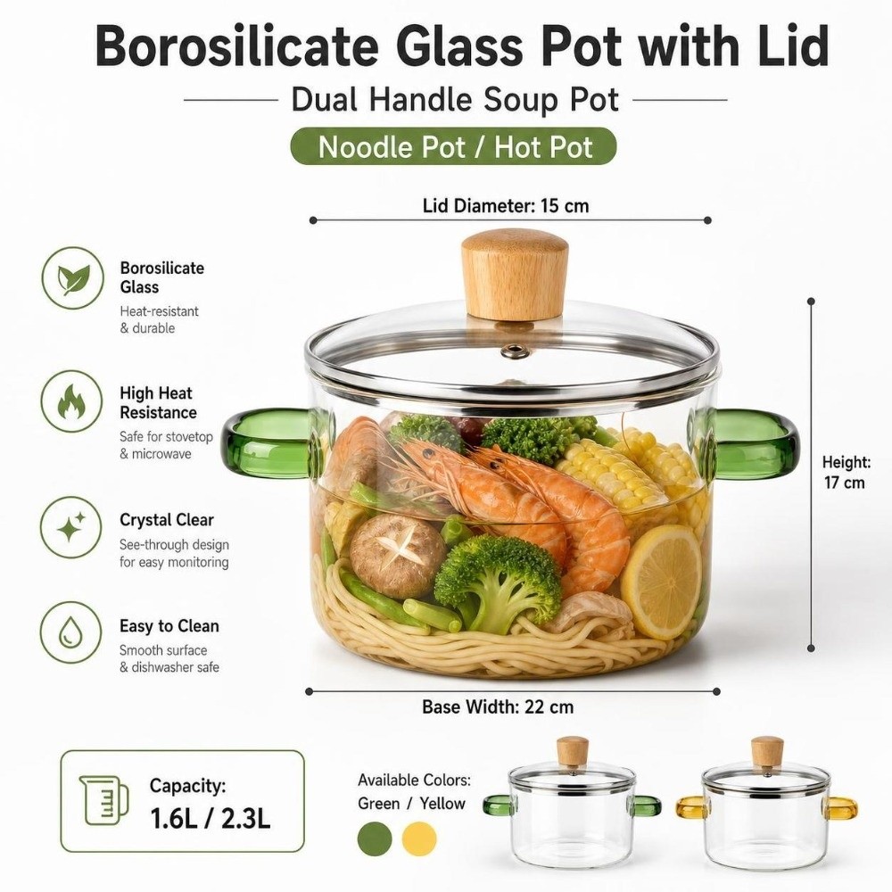 Thickened 1.6/2.3L Household G - Soup Kettle Warmer 评论和价格