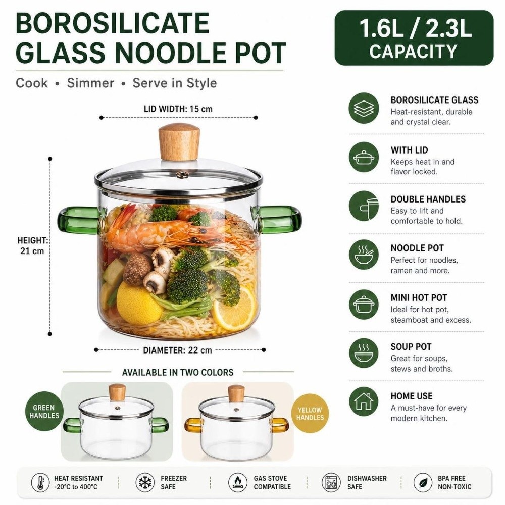 Thickened 1.6/2.3L Household G - Soup Kettle Warmer 评论和价格