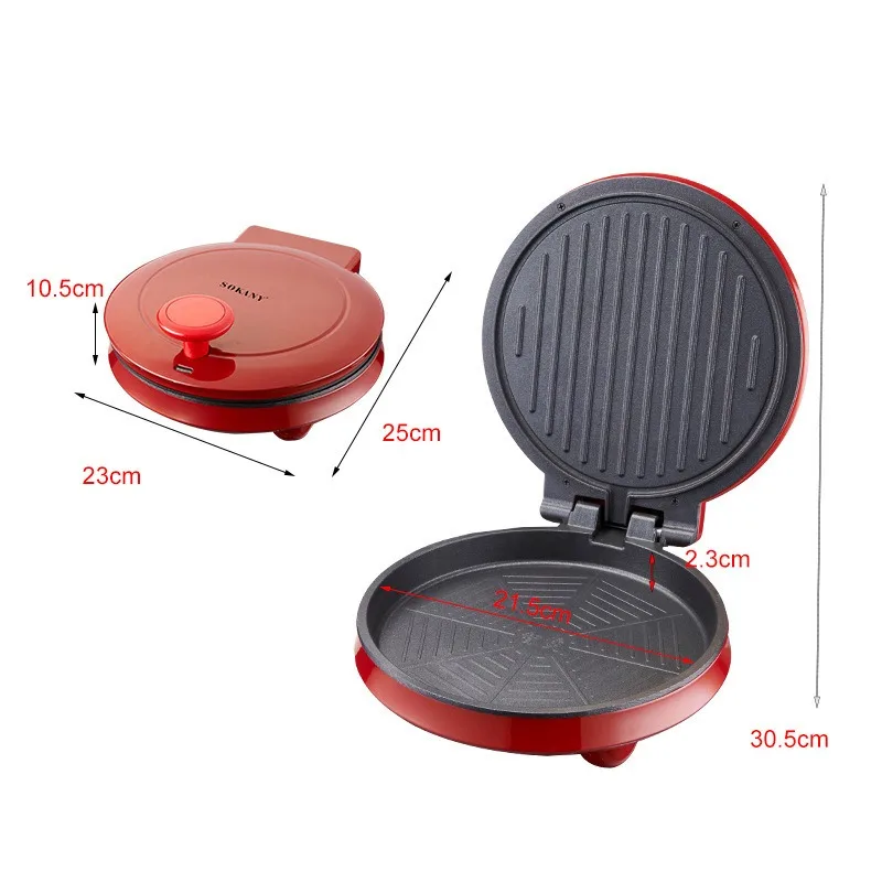 110V Electric Pizza Machine, D - Sandwich Press Panini 评论和价格