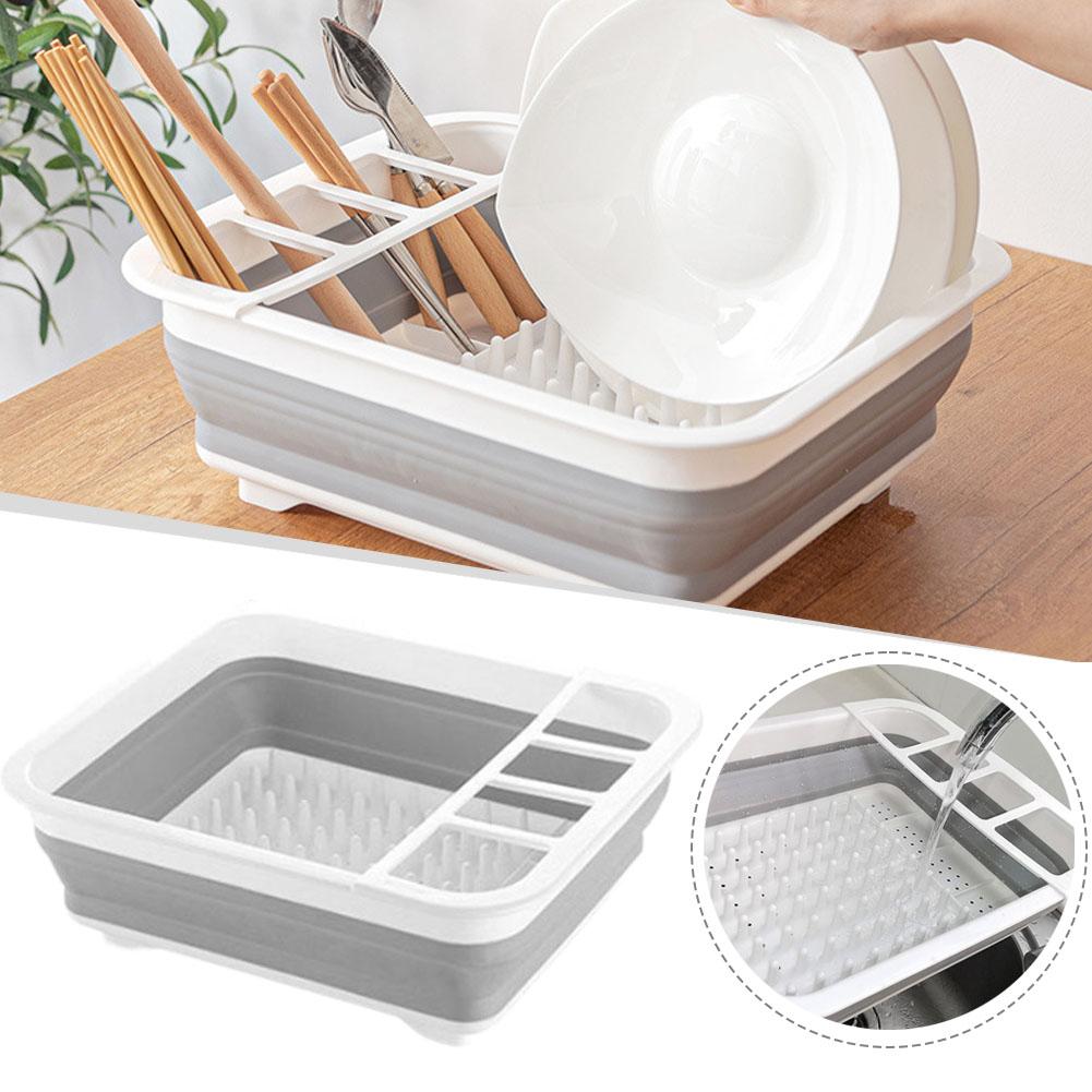 Foldable Dish Drainer Bowl Rac - Commercial Kitchen Floor Drain 评论和价格
