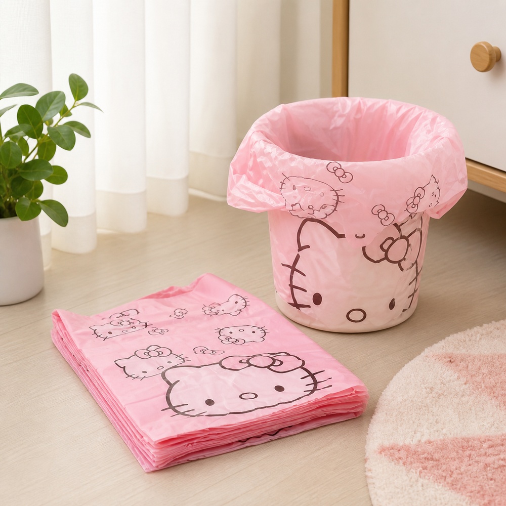 Pink Cartoon Cat Printed Vest  - Commercial Kitchen Bin 评论和价格