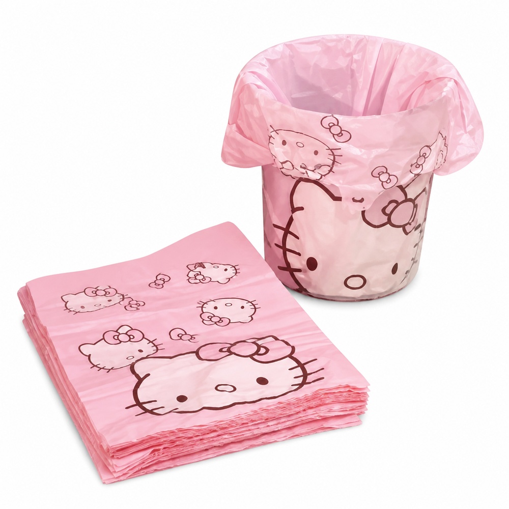 Pink Cartoon Cat Printed Vest  - Commercial Kitchen Bin 评论和价格