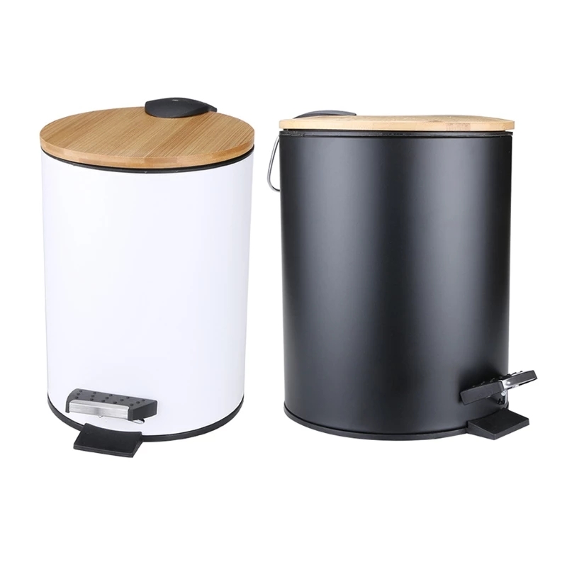 3/5L Wooden Flip Step Trash Ca - Commercial Kitchen Bin 评论和价格