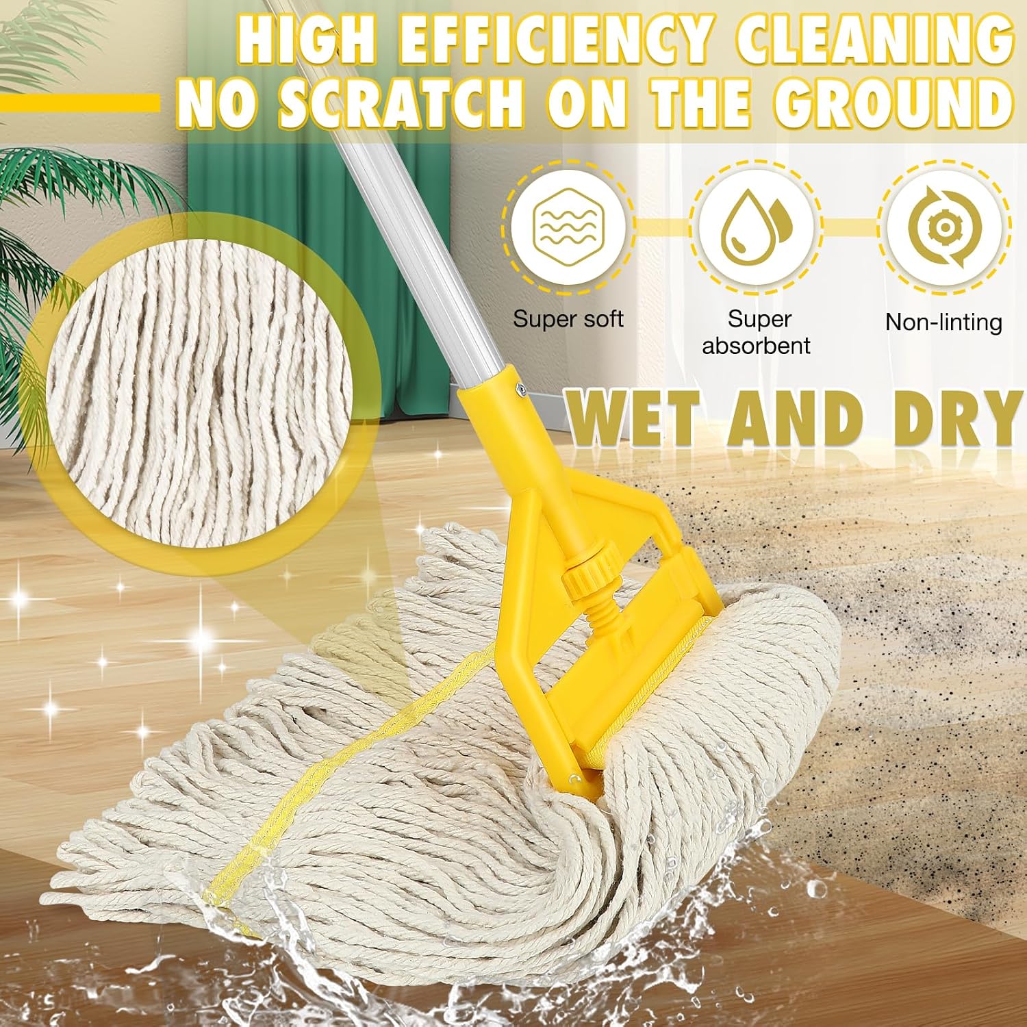 Commercial Mop Heavy Duty Indu - Commercial Kitchen Tile Flooring 评论和价格