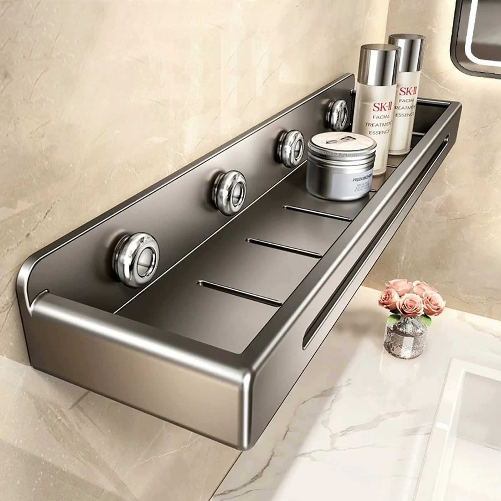 Wall Mount Bathroom Rack Bathr - Commercial Kitchen Wall Shelves 评论和价格