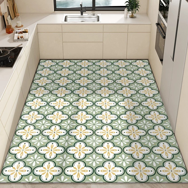 Kitchen Carpet PVC Waterproof  - Commercial Kitchen Tile Flooring 评论和价格