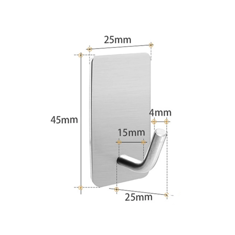 1-10Pcs Self Adhesive Hook Sta - Commercial Kitchen Wall Shelves 评论和价格