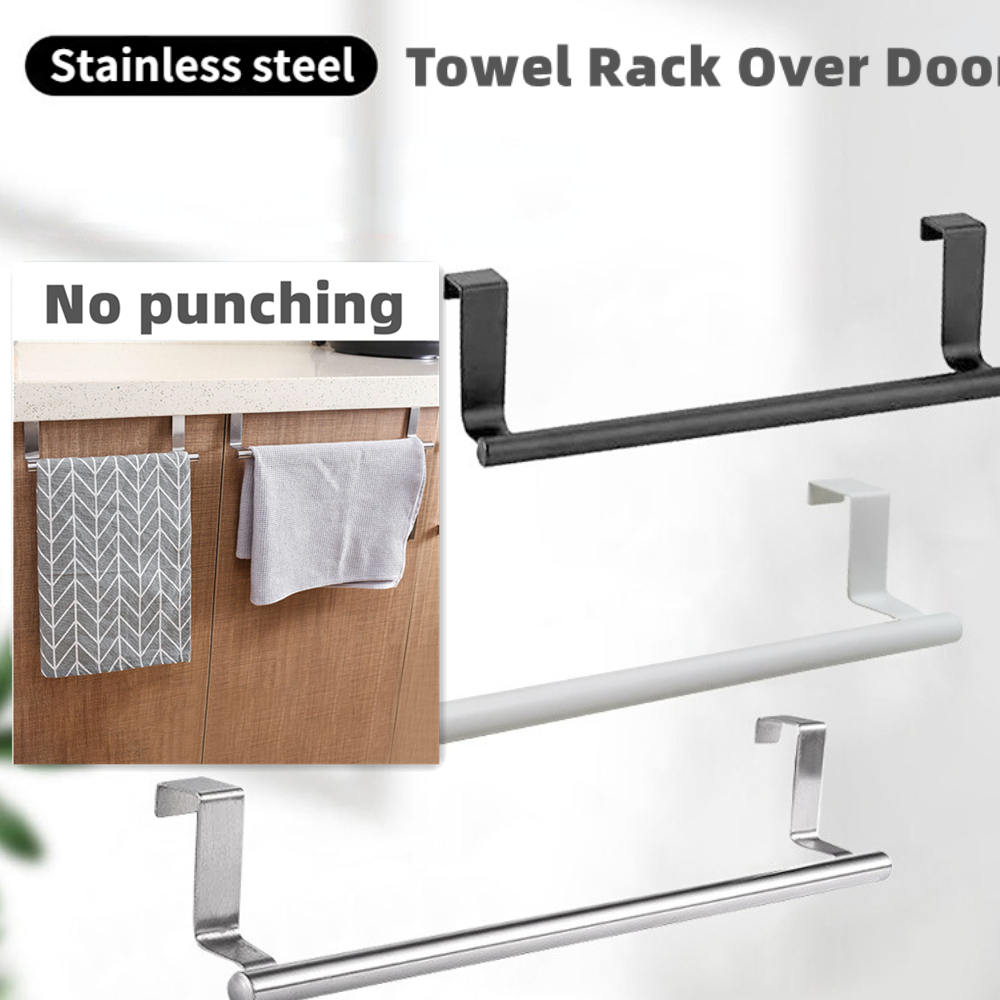 1/2Pcs Towel Rack Over Door To - Commercial Kitchen Wall Shelves 评论和价格