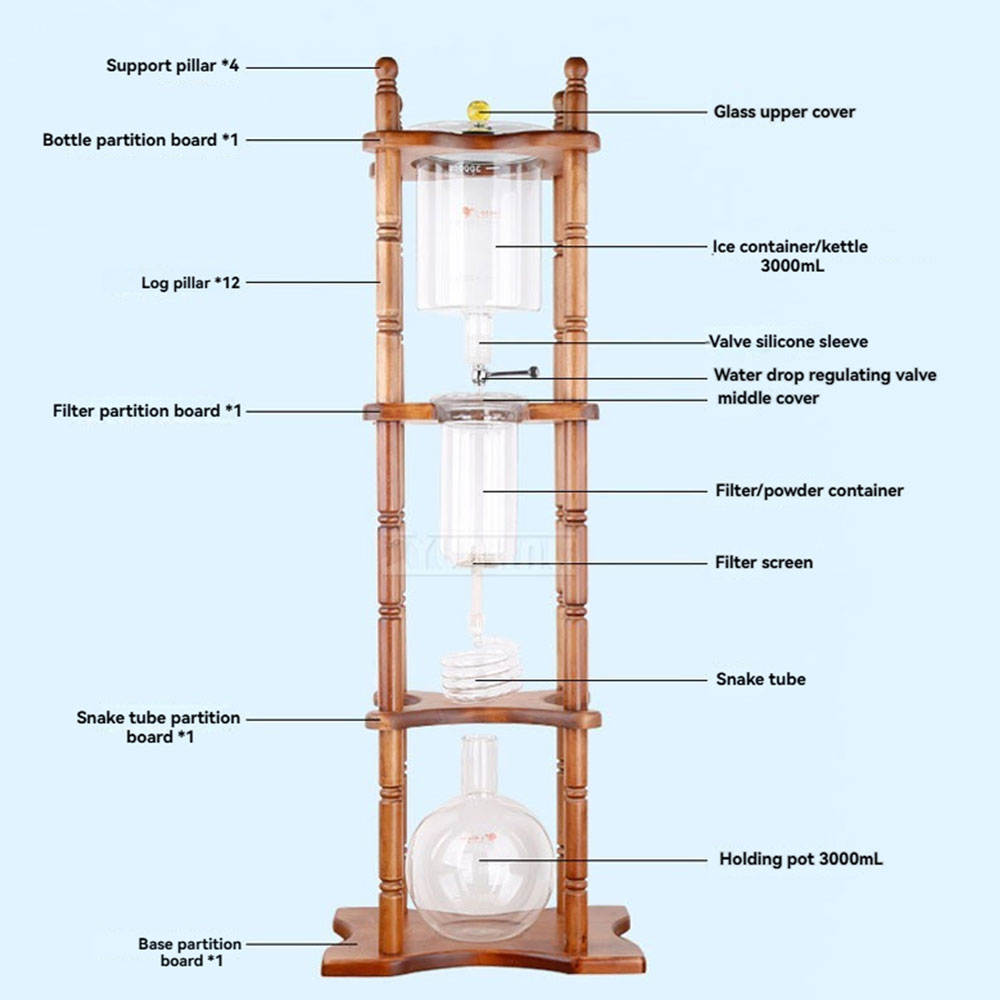 Ice drip coffee maker - Cold b - Commercial Ice Maker 评论和价格