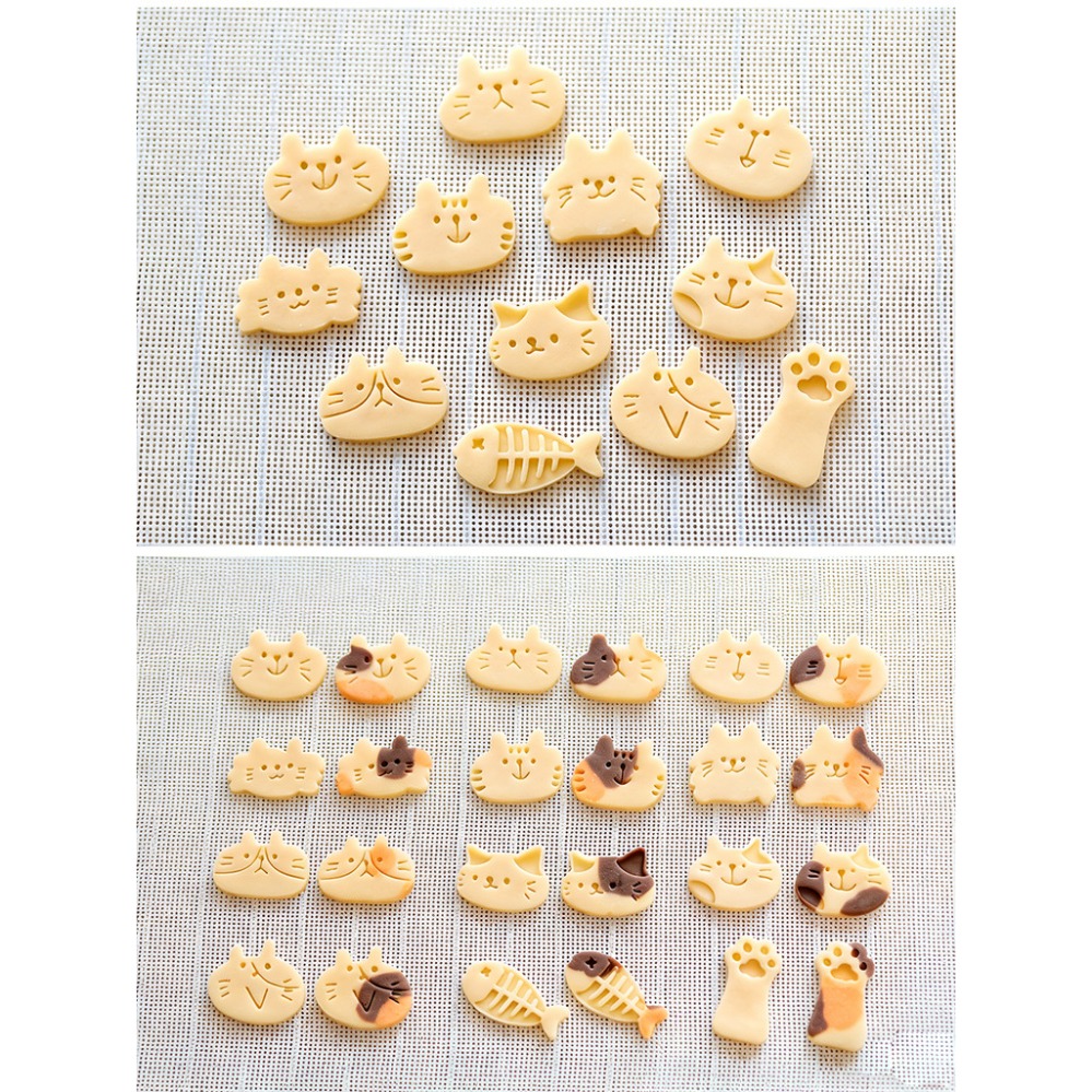 Cute Kitten DIY Stamp Cookie C - Commercial Kitchen Accessories 评论和价格
