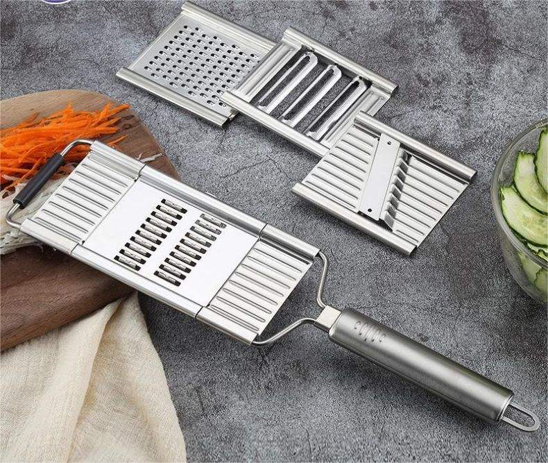 4 in1 Vegetable Slicer Stainle - Commercial Potato Peeler 评论和价格