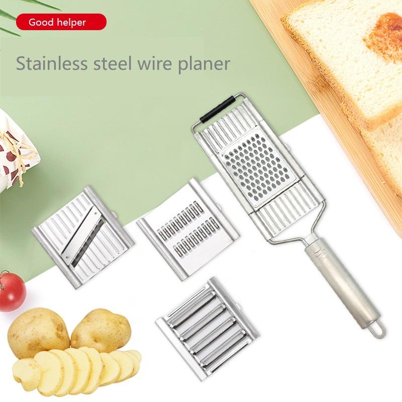 4 in1 Vegetable Slicer Stainle - Commercial Potato Peeler 评论和价格