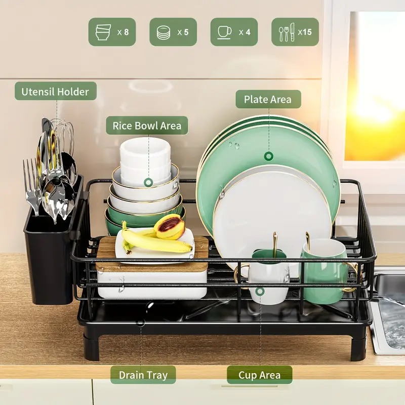 Rustproof Dish Drying Rack Kit - Commercial Kitchen Floor Drain 评论和价格