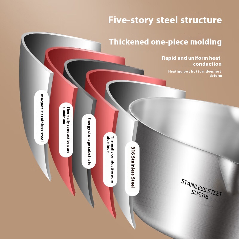 316 stainless steel pot thicke - Soup Kettle Warmer 评论和价格