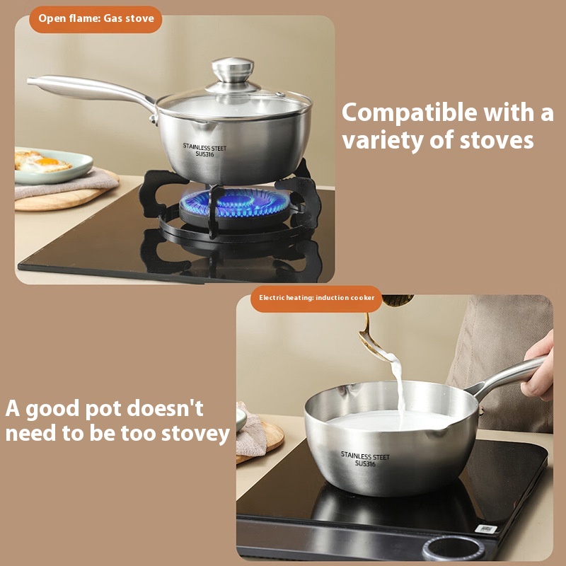 316 stainless steel pot thicke - Soup Kettle Warmer 评论和价格