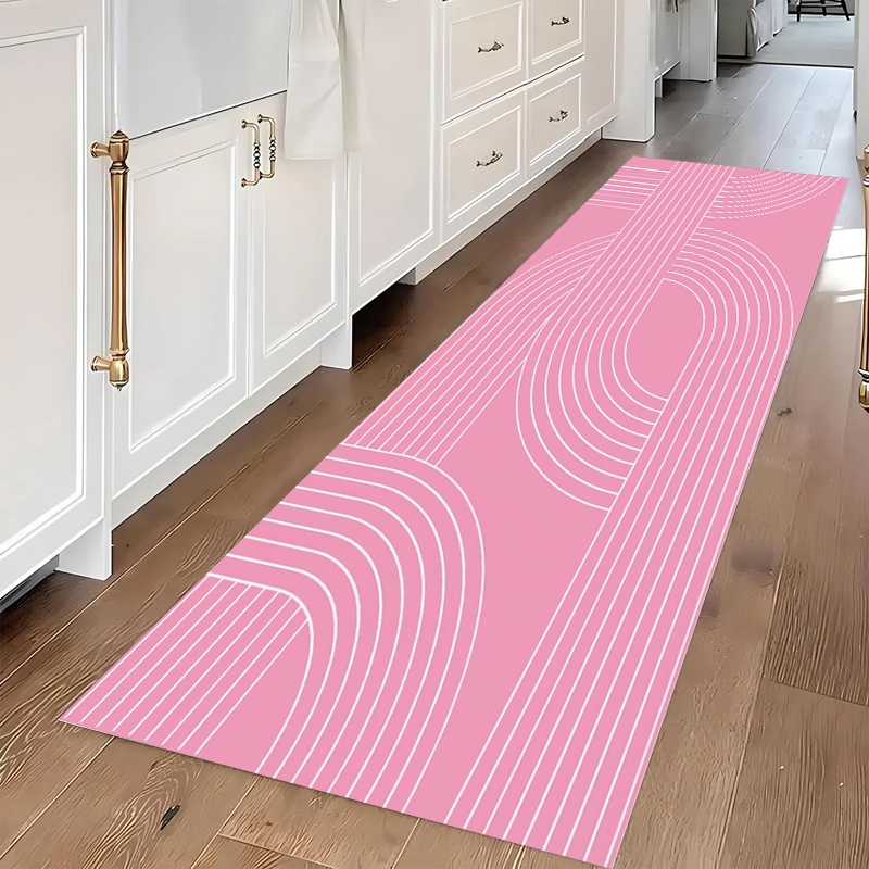 Geometric Tile Runner Rug Anti - Commercial Kitchen Tile Flooring 评论和价格