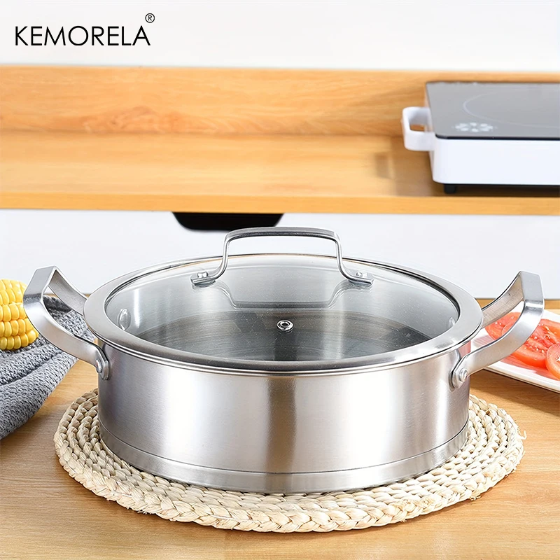 16/20/24cmStainless Steel Pot  - Soup Kettle Warmer 评论和价格