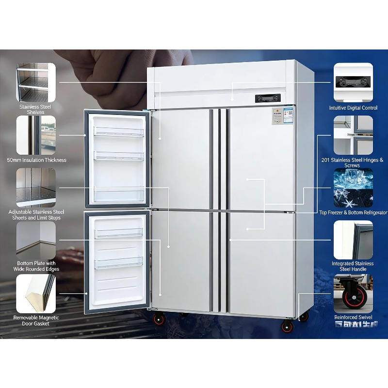 Commercial Stainless Steel Upr - Commercial Kitchen Refrigerator 评论和价格