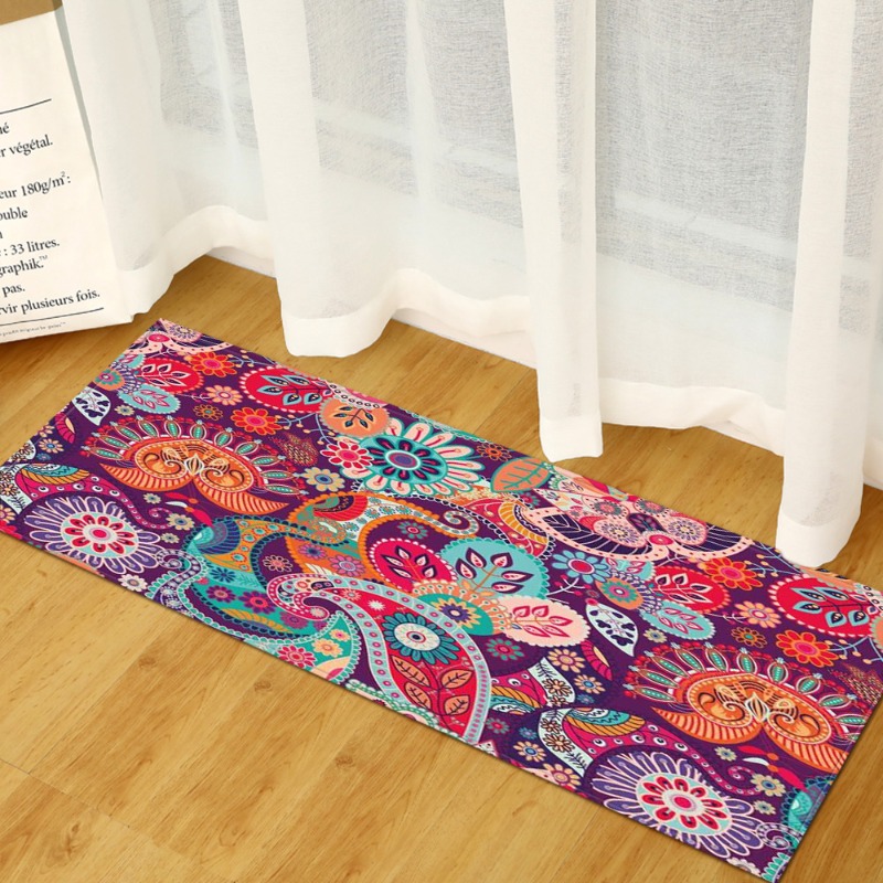 Long Rug Mediterranean Blue-Wh - Commercial Kitchen Tile Flooring 评论和价格