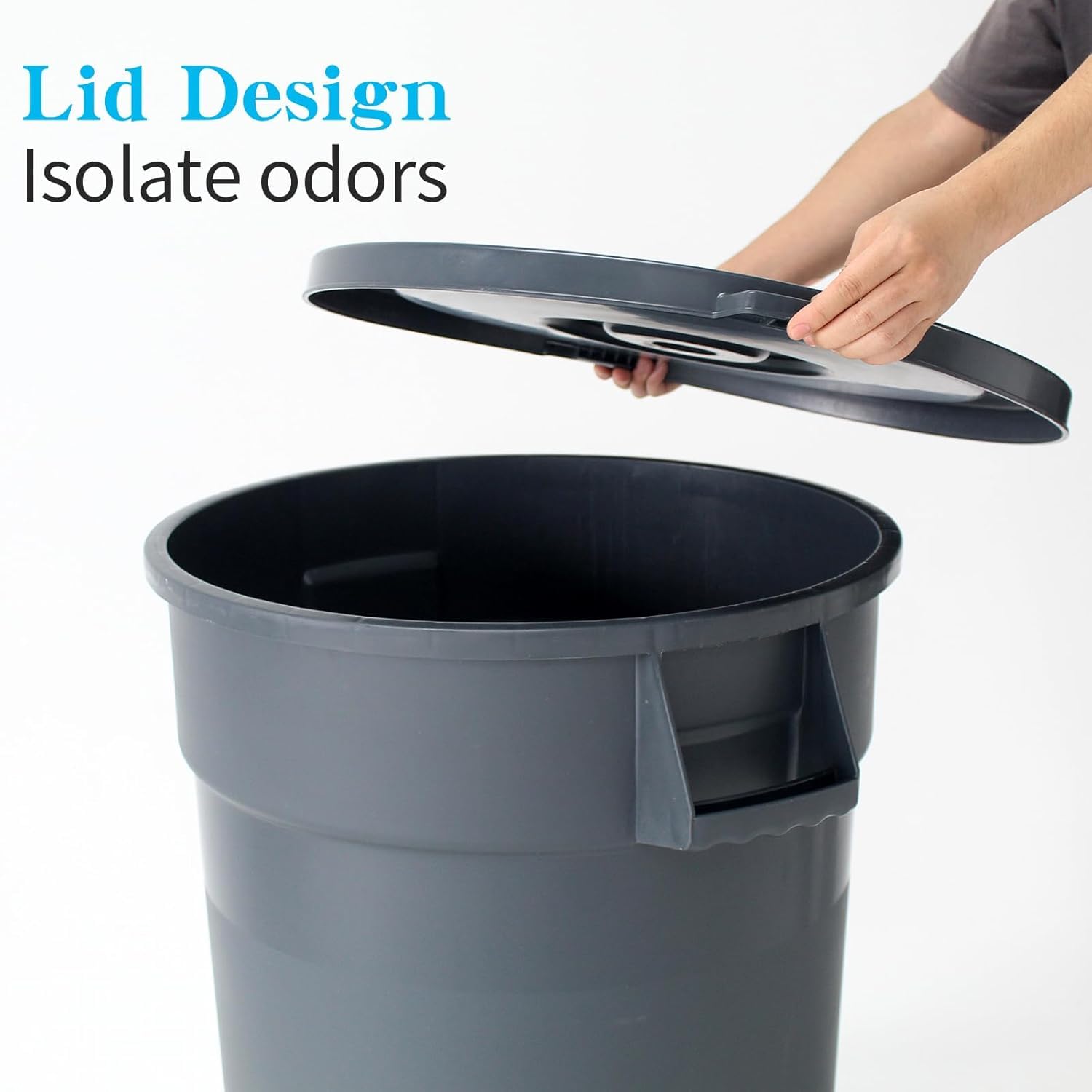 32 Gallon Outdoor Trash Can He - Commercial Kitchen Bin 评论和价格