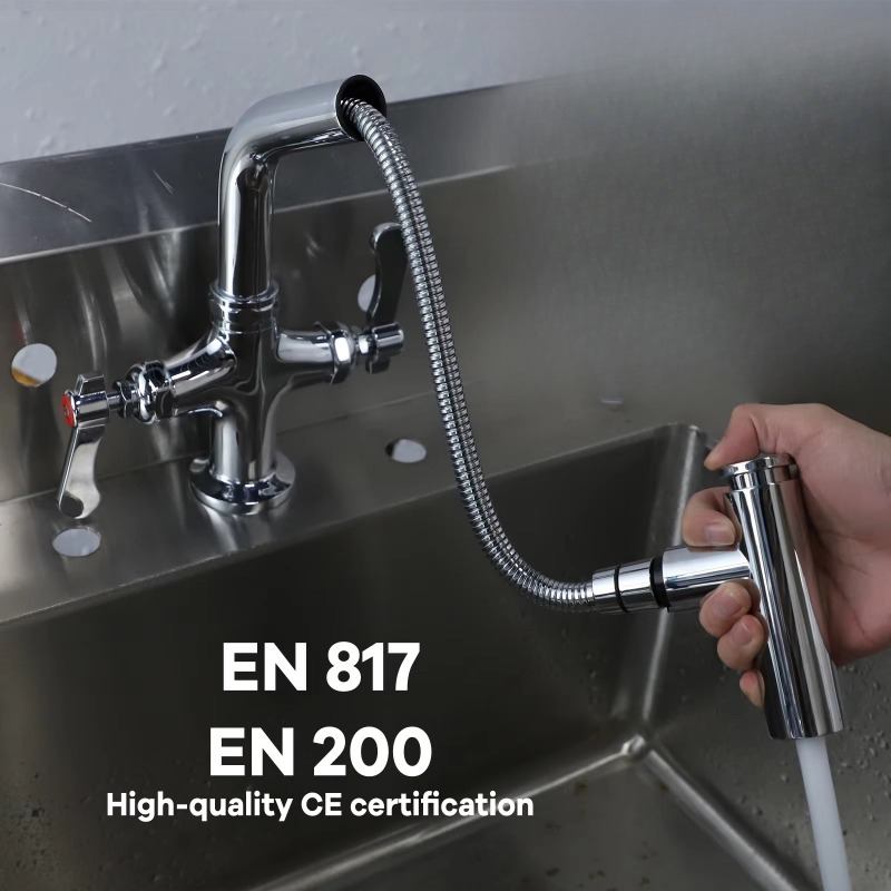 High Quality Double Handle Cou - Commercial Quality Kitchen Faucet 评论和价格
