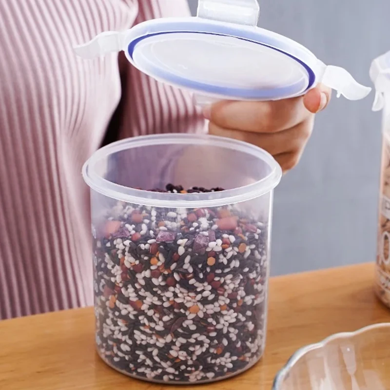 1/4PCS Sealed Jars With Scale  - Commercial Kitchen Refrigerator 评论和价格